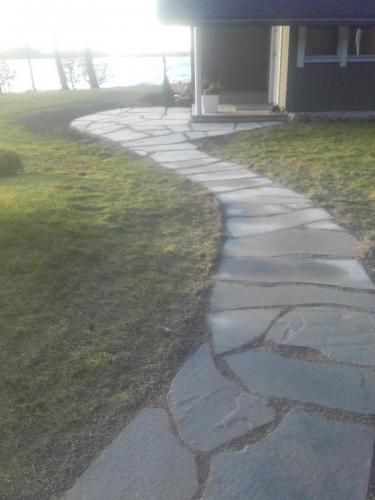 Liuskekivipolku, patio